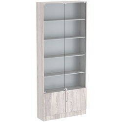 Торговая витрина Level №11-4п с 4-мя полками из ДСП 250х900мм, Ясень Анкор светлый - U31104