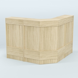 Ресепшен Г-образный серии ПРАЙМ №4Б, Дуб сонома