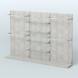 Система ЭЛЕГАНТ №11 пристенная с ДСП (3600 мм), Метрополитан Грей