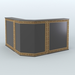 Ресепшен большой серии БАРОККО №5, Черный