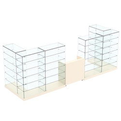 Торговый островок ХИТ ПРОДАЖ №8 (открытый) (6.08 кв.м), Крем Вайс