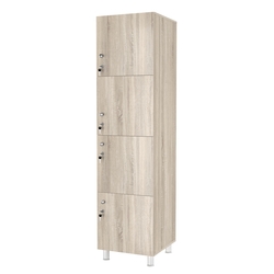 Шкаф для раздевалок СТАНДАРТ-КВАРТЕТ №2, Дуб Сонома