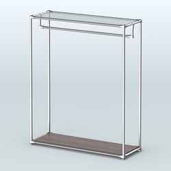 Островная торговая система ХРОМ 1200 мм №1, Ясень Анкор темный