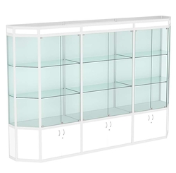 Витрина из профиля Трапеция №1 (3-ех метровая), Белый