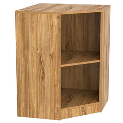 Угловой офисный стеллаж ВЕКТОР СУ-11, Дуб канзас коричневый Н1113 ST10