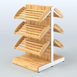 Островной низкий стеллаж для хлеба и выпечки Феникс №1, Дуб Золотистый