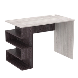 Стол письменный со стеллажом СПС-03-Л (левосторонний), Ясень Анкор светлый + Ясень Анкор темный