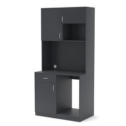 Офисная мини-кухня ПРАКТИК №5, Антрацит