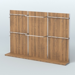 Система ЭЛЕГАНТ №2 пристенная с ДСП (3600 мм), Орех