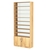 Стеллаж из ДСП с 8-ю полками 300x900 мм серии LEVEL-8 №12-1 (З/C - СТЕКЛО) Дуб Золотистый