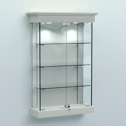 Витрина для музеев "Коллекция" настенная №1-3-РЕГ, Серый