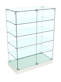 Прилавок Истра стеклянный №129 (закрытый), Белый