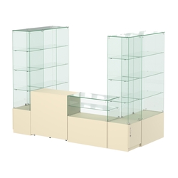 Павильон ИСТРА пристенный №7б (3, 64 кв.м), Крем Вайс