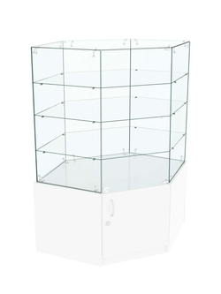Витрина Истра в центр зала №307 (угловая, закрытая), Белый