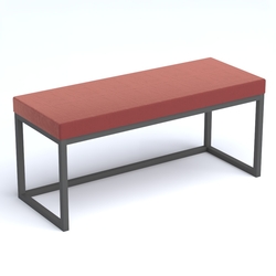 Пуфик серии ЛОФТ №4, Tiffany 07 Dk. Red
