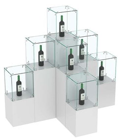 Комплект Демо-стендов со стеклом Льдинка-Т-обр №2, Серый