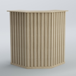 Ресепшен угловой серии ПРИЛИВ №3, Дуб сонома