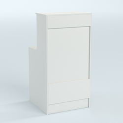 Ресепшен серии ПРАЙМ №2Б, Белый