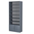 Стеллаж из ДСП с 6-ю полками 400x900 мм серии LEVEL-6 №14 (З/C - ДВП) Темно-Серый