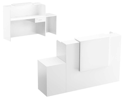 Ресепшен СОЛО №2А правосторонний, Белый