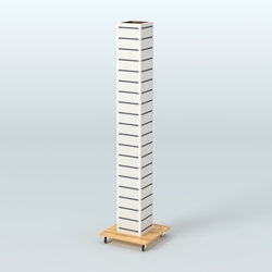 Стойка напольная для очков ОПТИКА №1, Дуб Золотистый и Белый