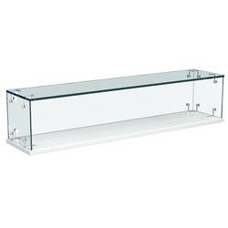 Витрина Истра настольная мини №3-1 без дверей, Белый