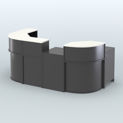 Пристенный павильон Чай и Кофе с собой №3, Черный и Белый