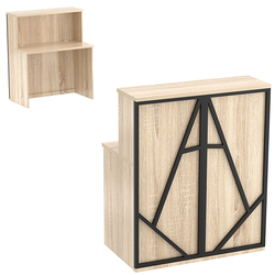 Ресепшен серии ЛОФТ - АЛЬФА №1 (декор №3), Дуб сонома