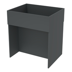 Корзина для распродаж из ДСП №3, Антрацит