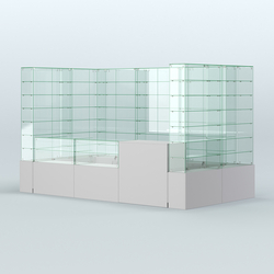 Павильон ИСТРА (глубина витрин-300мм) №3в (5, 94 кв.м), Серый