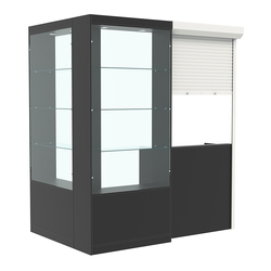 Угловой павильон №1-3П (2,16 кв.м), Черный