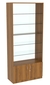 Витрина СЭСП-О №1-400 (З/C - Стекло) со стеклянными полками Орех