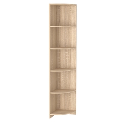 Стеллаж из ДСП №6а-400 серии Эконом (внешний угол), Дуб сонома