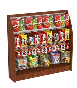 Прилавок Импульс №1ЭП-900, Орех