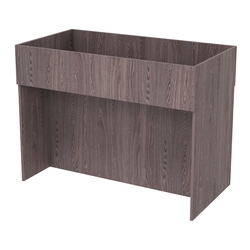 Корзина для распродаж из ДСП №7, Ясень Анкор темный