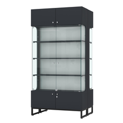 Витрина Монти №5 двусторонняя, Антрацит