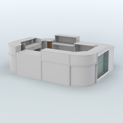 Островной павильон Чай и Кофе с собой №4, Серый
