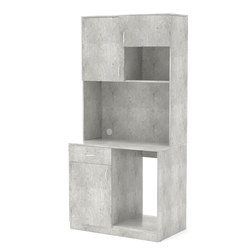 Офисная мини-кухня ПРАКТИК №5, Метрополитан Грей