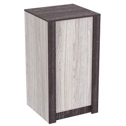 Прилавок из ДСП Модерн №1-КР-600 узкий отдельно- стоящий, Ясень Анкор светлый + Ясень Анкор темный