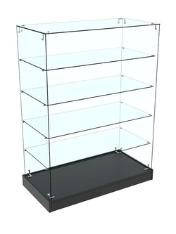 Прилавок Истра прозрачный №29 (открытый), Черный
