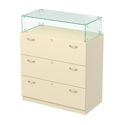 Прилавок с выдвижными ящиками Селена-14, Крем Вайс