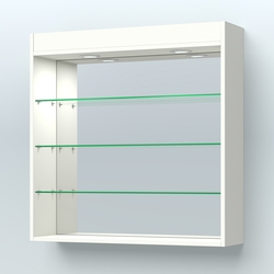 Витрина настенная "Фаберлинк", Белый