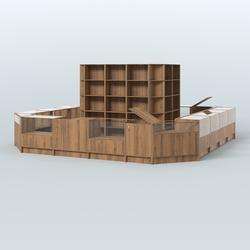 Торговый Островок "Эконом" №1-1 (25, 1 кв.м), Орех