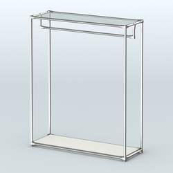 Островная торговая система ХРОМ 1200 мм №1, Белый