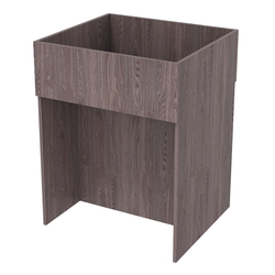 Корзина для распродаж из ДСП №2, Ясень Анкор темный