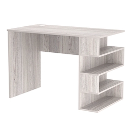 Стол письменный со стеллажом СПС-03-П (правосторонний), Ясень Анкор светлый - U31104