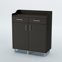 Стойка официанта "Бармен" №6-Н на ножках, Черный