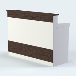 Стол - верстак широкий с ящиками №4, Дуб Венге + Белый