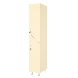 Шкаф для раздевалок СТАНДАРТ-Элегия №1А, Крем Вайс