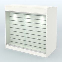 Ресепшен-Лайт №3 (Фасадная стенка - Экономпанель), Белый